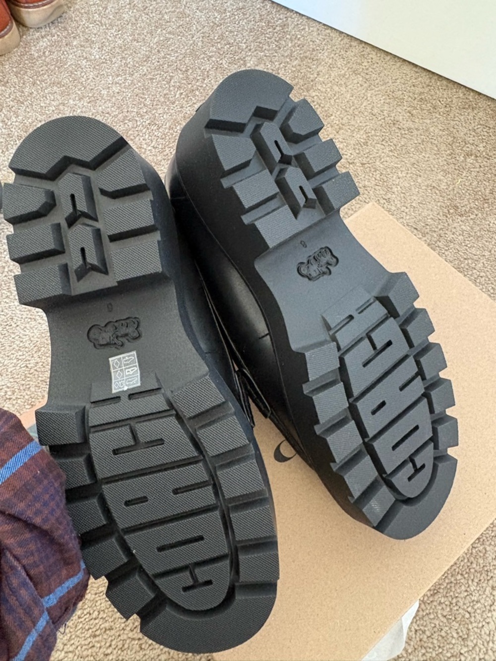 NEW Coach Lucy Leather Loafer , size 8, black - Picture 6 of 8